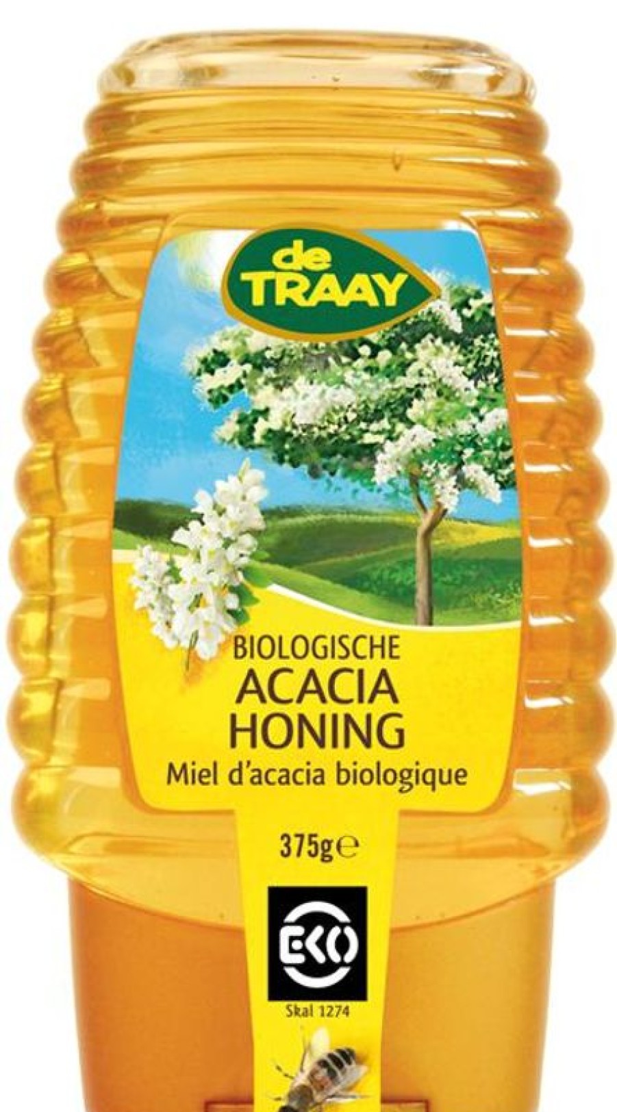 TRAAY Honey | Acacia Honey Squeeze Bottle (6) 365 Grams