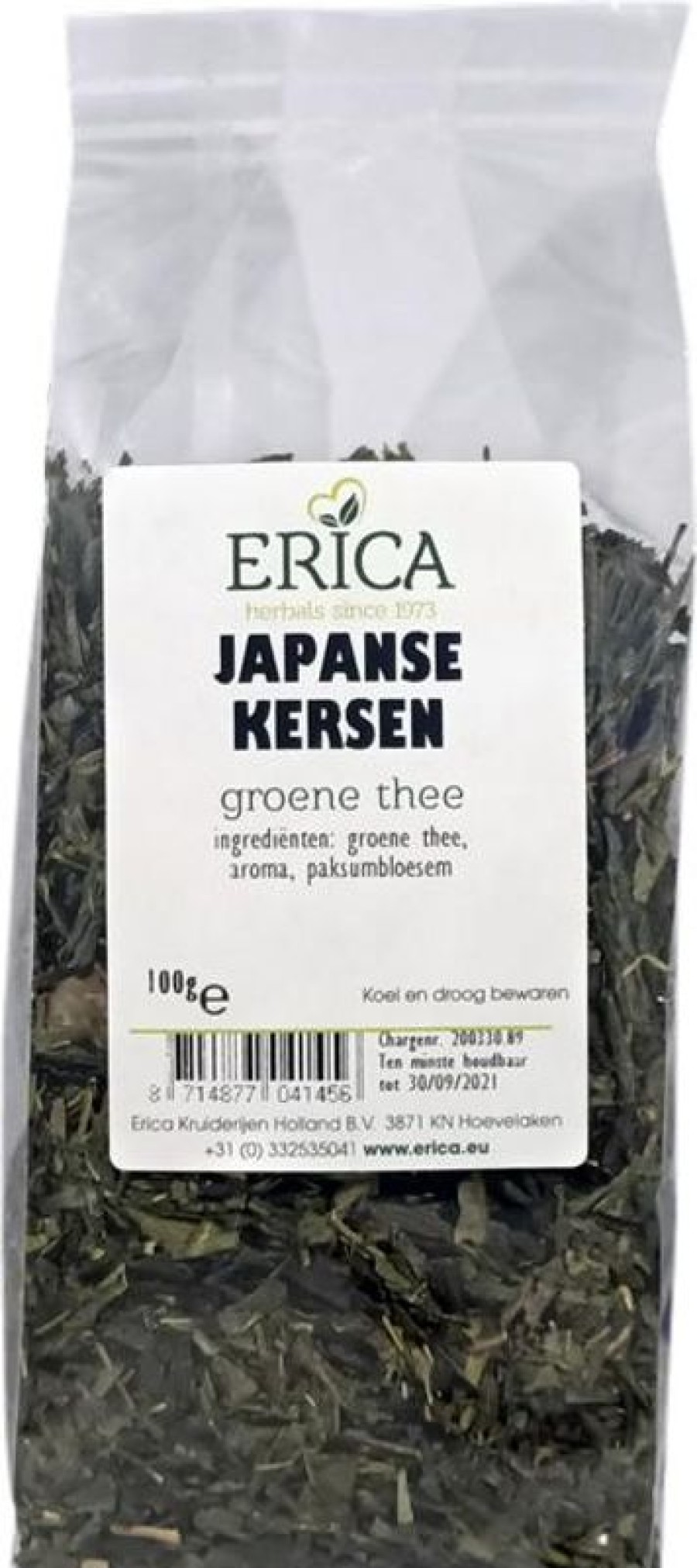 ERICA Green tea | Japanese Cherries 100 G