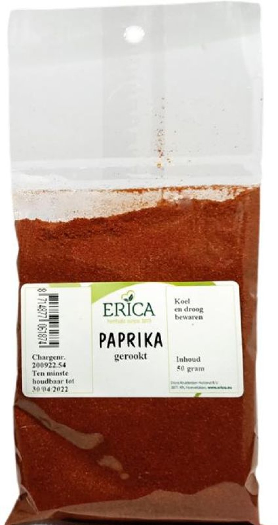 ERICA Spice Bags | Paprika Smoked 50 G