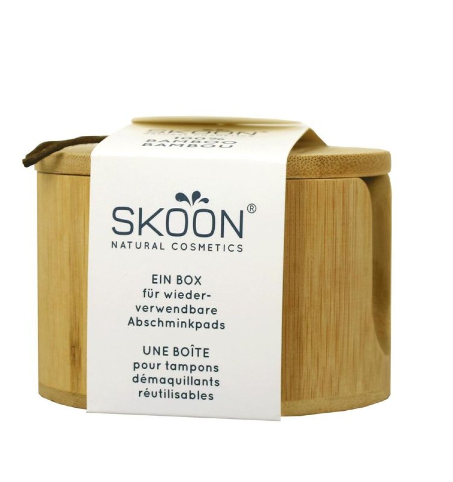 erica Bath and shower | Skoon Re-Usable Face Pad Holder Bamboo