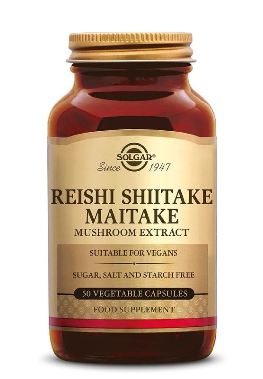 SOLGAR Resistance | Solgar Reishi Shiitake Maitake 50Ca