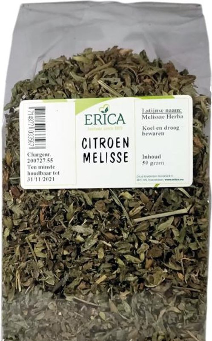 ERICA Herbal tea Single | Lemon balm 50 G