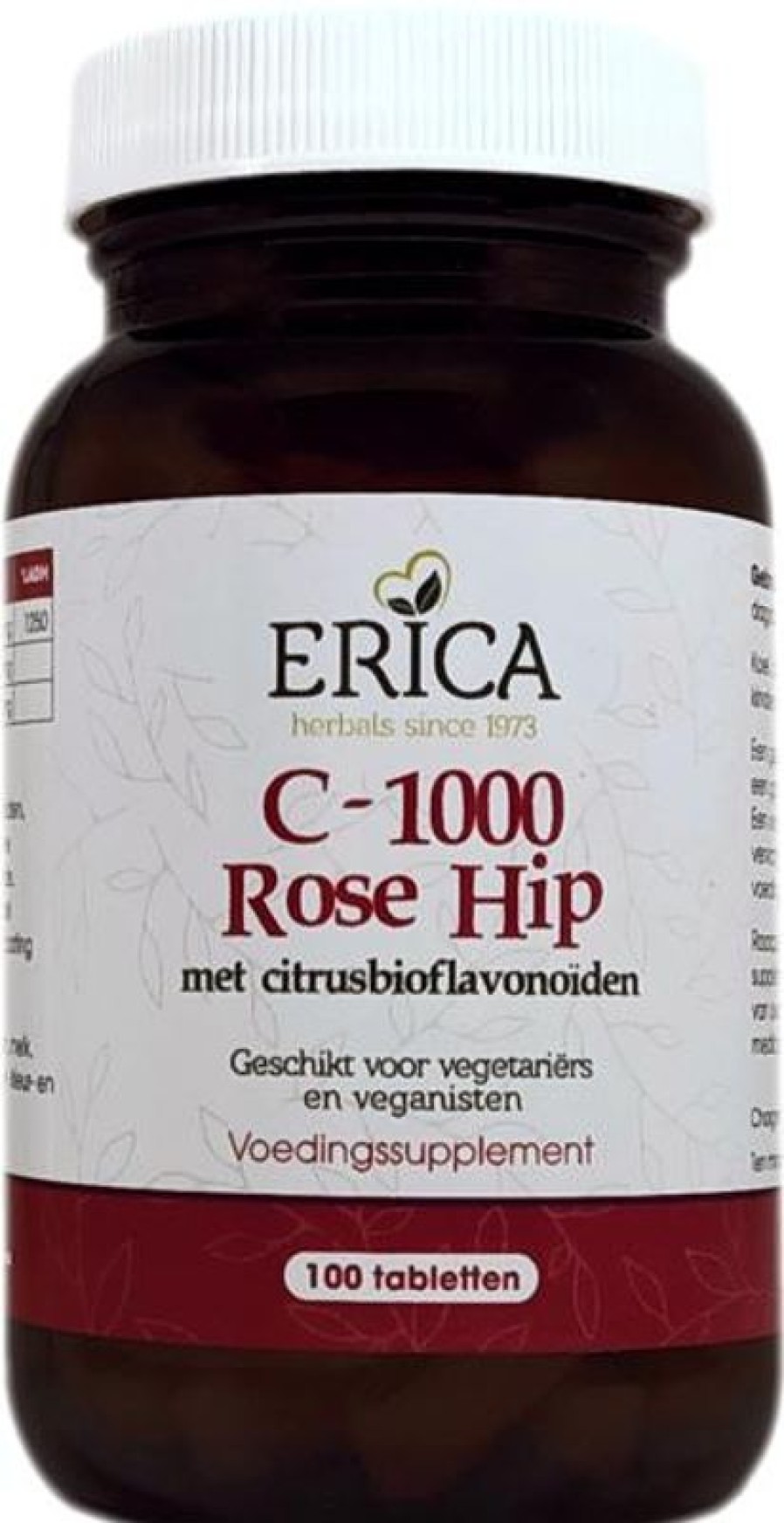 ERICA Vitamin C | Vitamin C 1000 Mg Rose Hip 100 Tbl