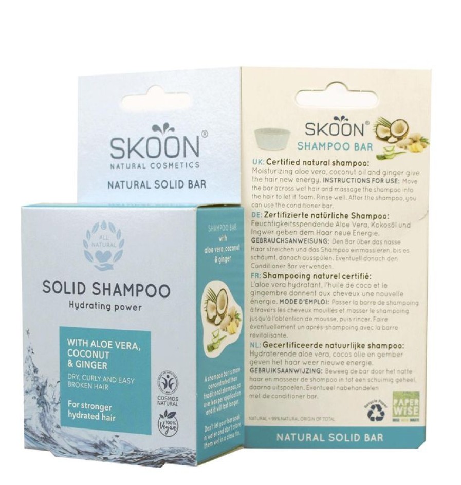 SKOON Face Bars | Skoon Solid Shampoo Bar Hydrating Power 90Gr