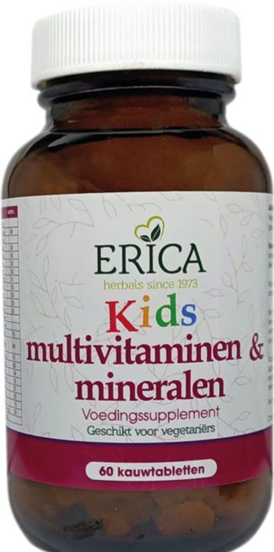 ERICA Multivitamins | Kids Multivitamins and Minerals 60 Chewable Tbsp