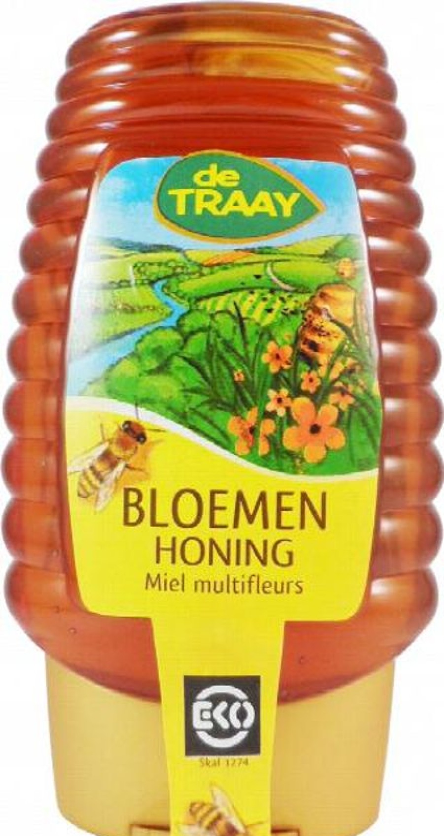 TRAAY Honey | De Traay Honey Flowers Squeeze Bottle 365 Grams