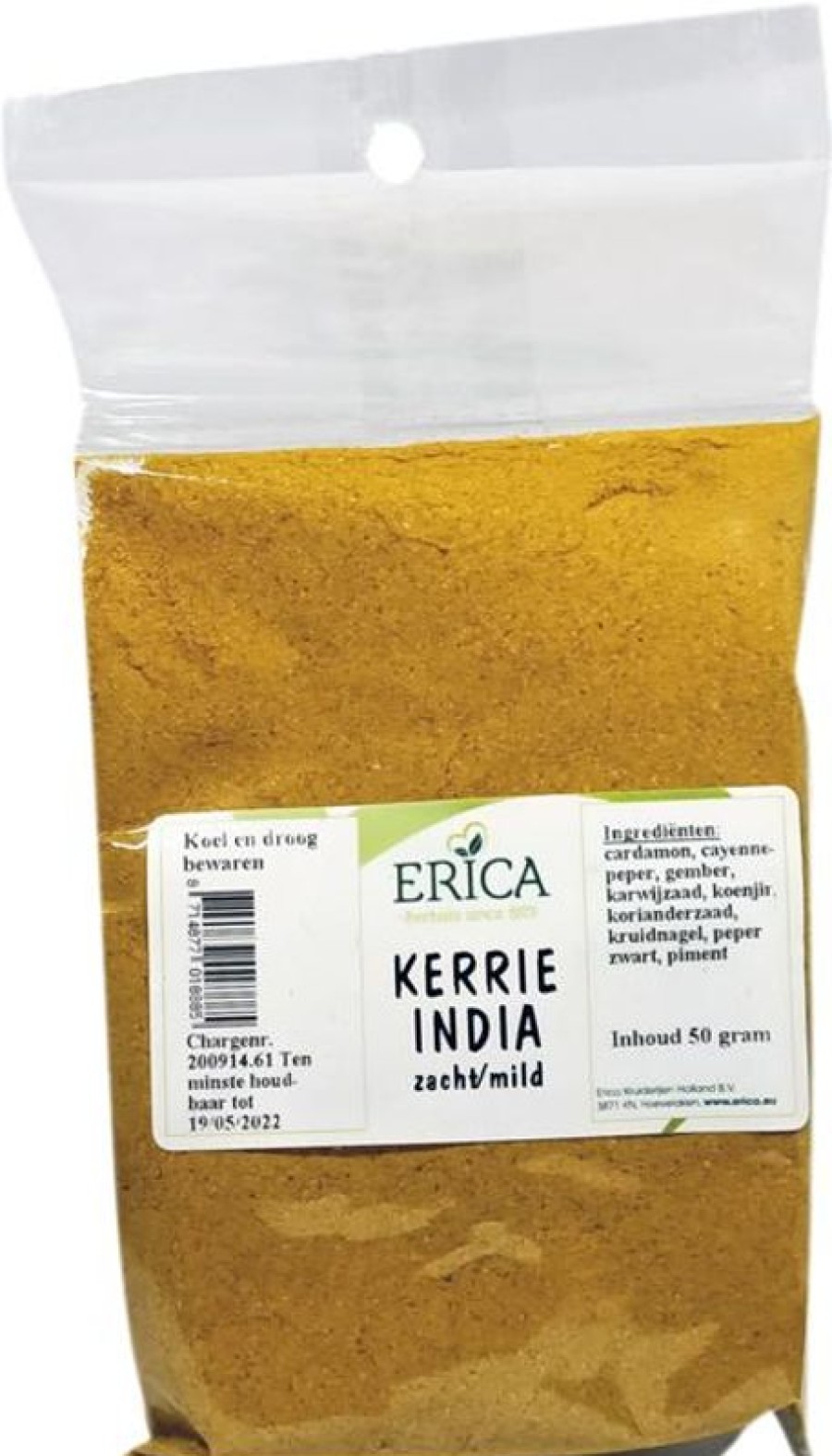 ERICA Spice Bags | Curry Indian 50 G