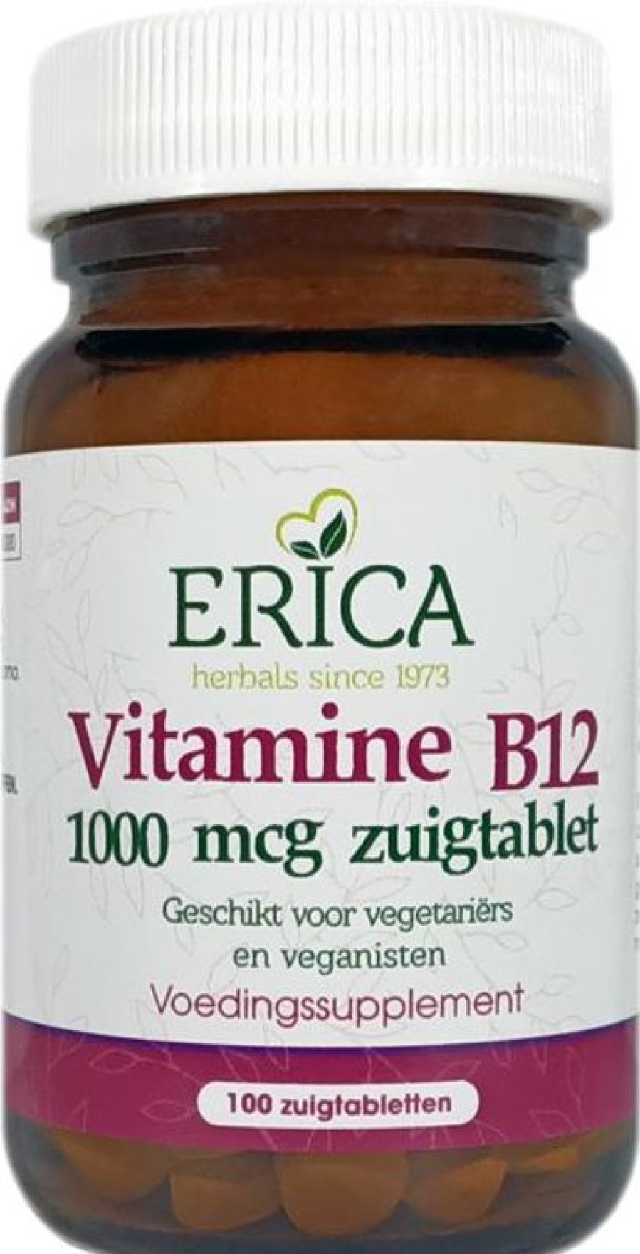 ERICA Vitamine B | Vitamin B12 1000 Mcg 100 Suction Tablet Methylcobalamin