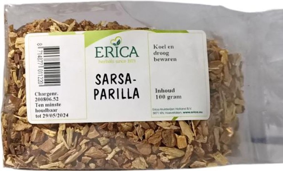 ERICA Herbal tea Single | Sarsaparilla Root Sliced 100 G