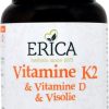 ERICA Seniors | Vitamin K2 +Vit D +Fish Oil 50 Softgels