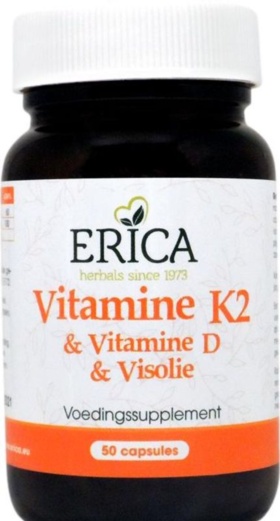 ERICA Seniors | Vitamin K2 +Vit D +Fish Oil 50 Softgels