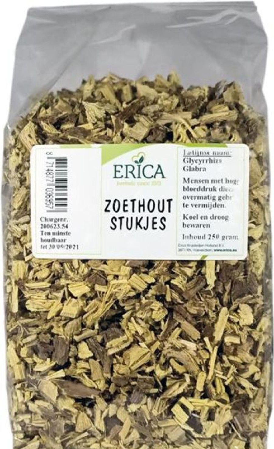 ERICA Herbal tea Single | Licorice Sliced 250 G