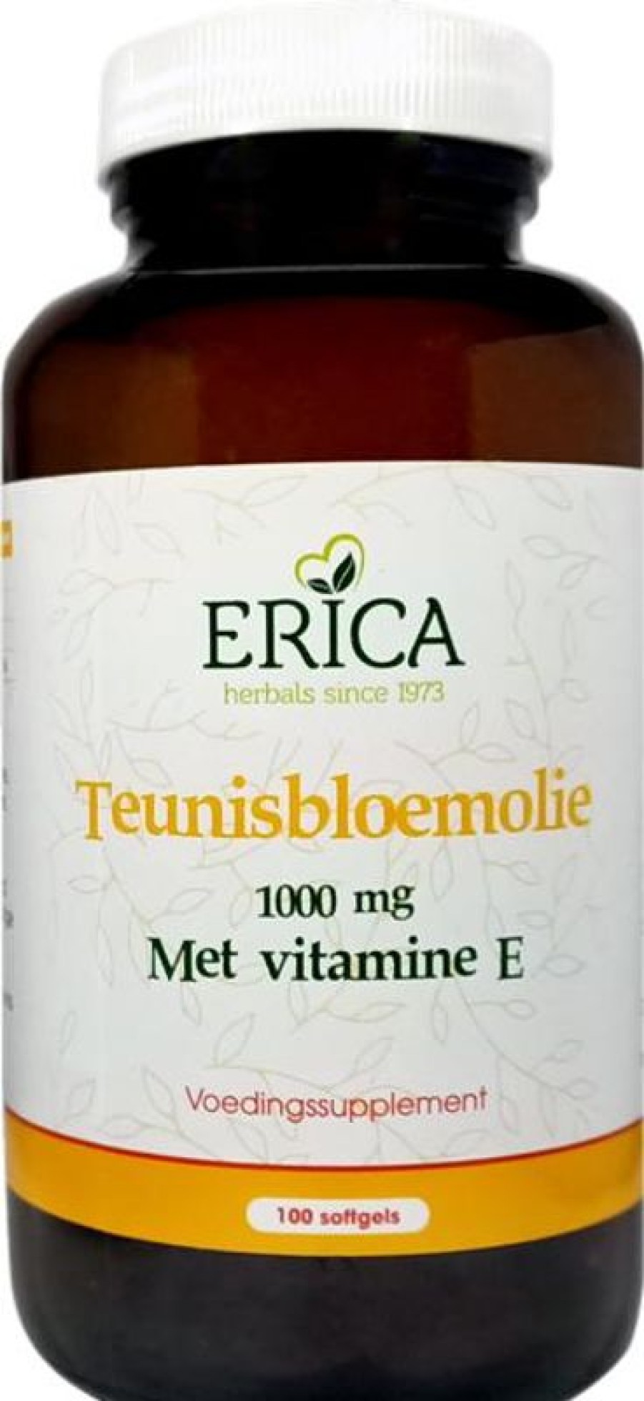 ERICA Omega Fatty Acids | Evening Primrose 1000Mg +Vit E 100 Softgels