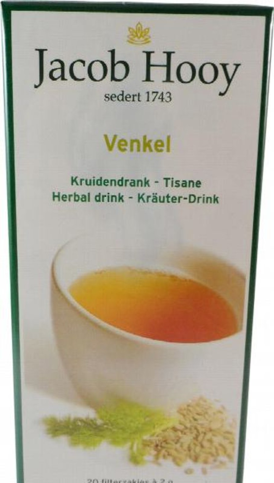 erica Herbal tea Single | Hooy Fennel tea bags 20S