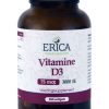 ERICA Vitamin D and E | Vitamin D3 75 Mcg 250 Softgels