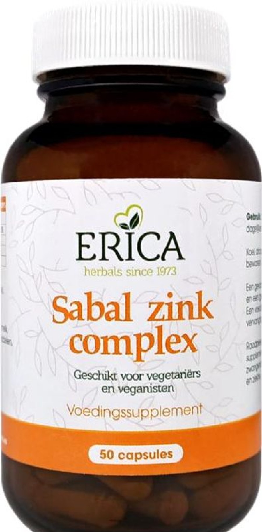 ERICA Urinary tract | Sabal Zinc Complex 50 Caps