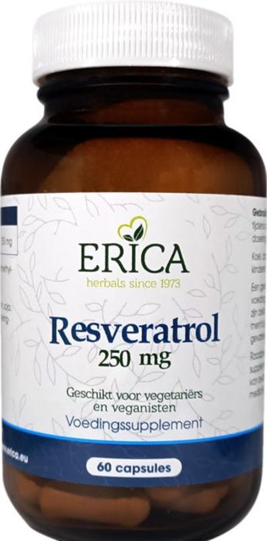 ERICA Antioxidants | Resveratrol Veg Caps 250mg 60 Caps