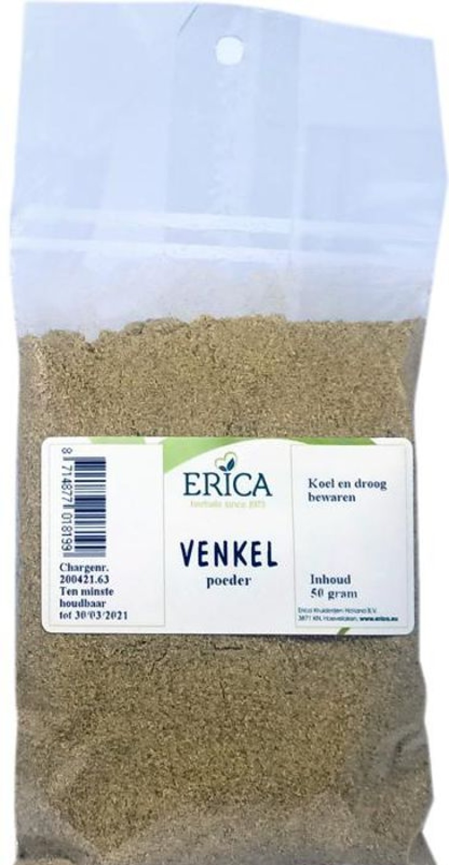 ERICA Spice Bags | Fennel Seed Ground 50 G