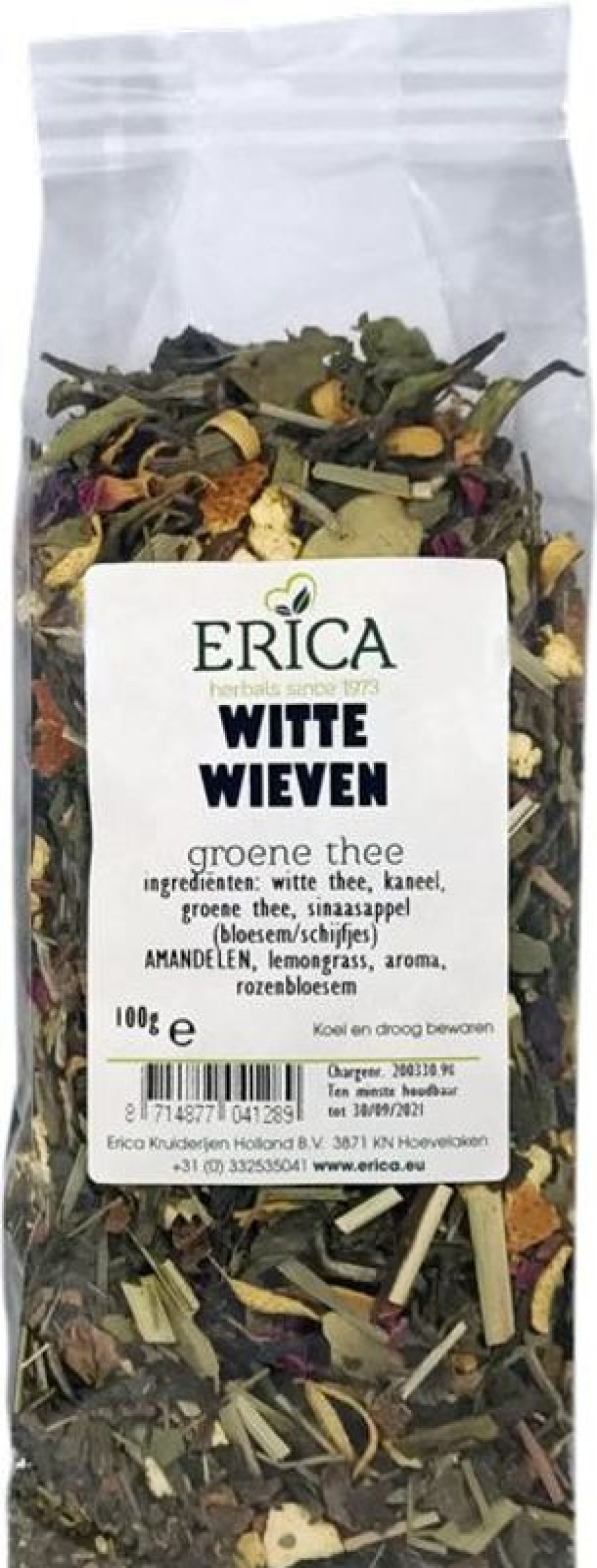 ERICA Green tea | Witte Wieven 100 G