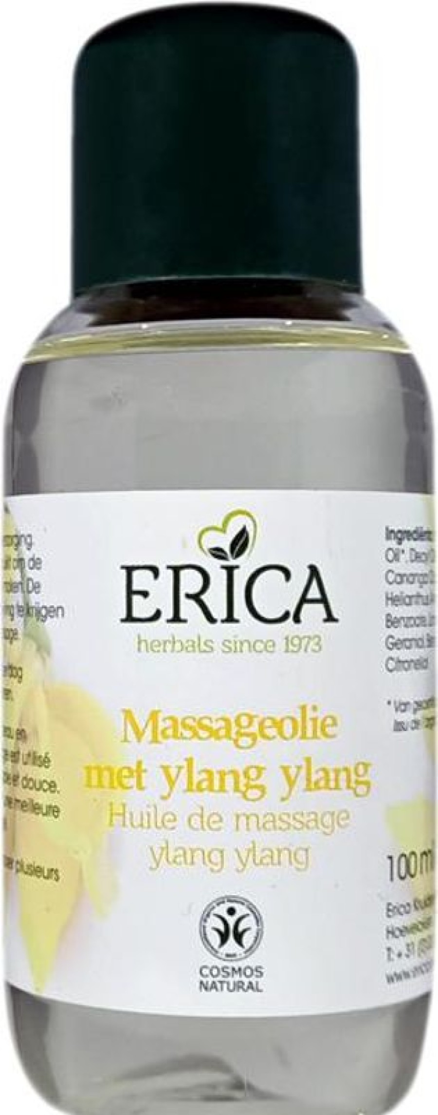 ERICA Skin And Massage | Massage Oil with Ylang Ylang 100 ml