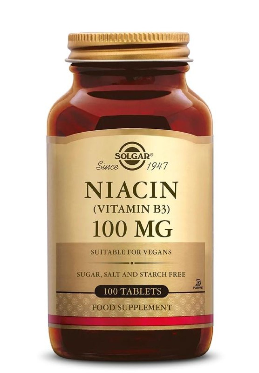 SOLGAR Vitamin B | Solgar Niacin B3 100Mg 100 Tab