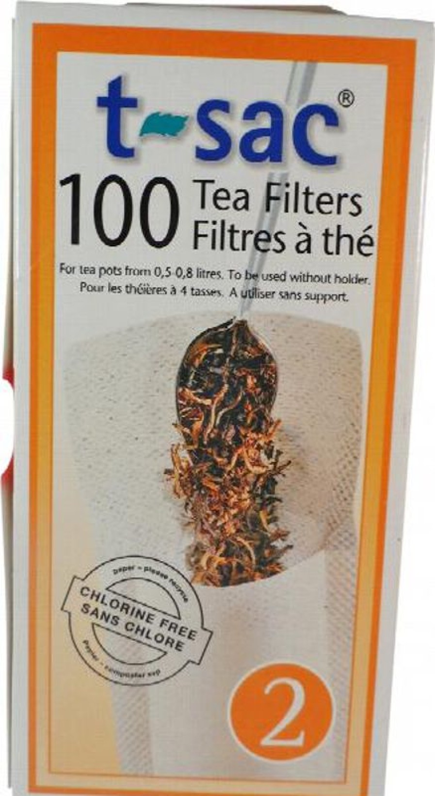 erica accessories | T-Sac Tea Filter No.2 100 Pieces