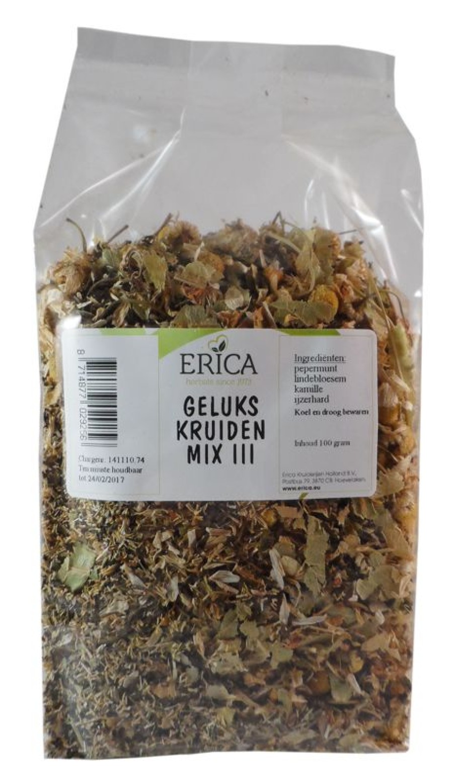 ERICA Herbal mix tea | Lucky Herbs Mix III 100 G