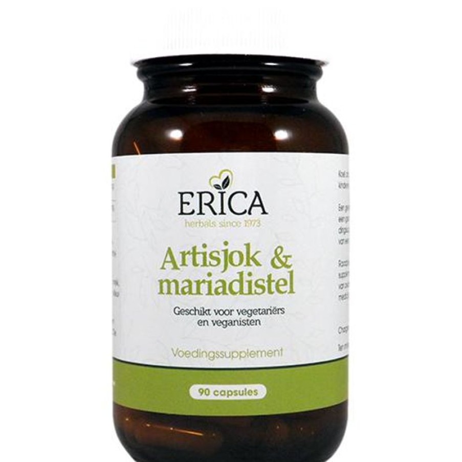 ERICA Vegan Supplements | Artichoke And Milk Thistle 90 Caps