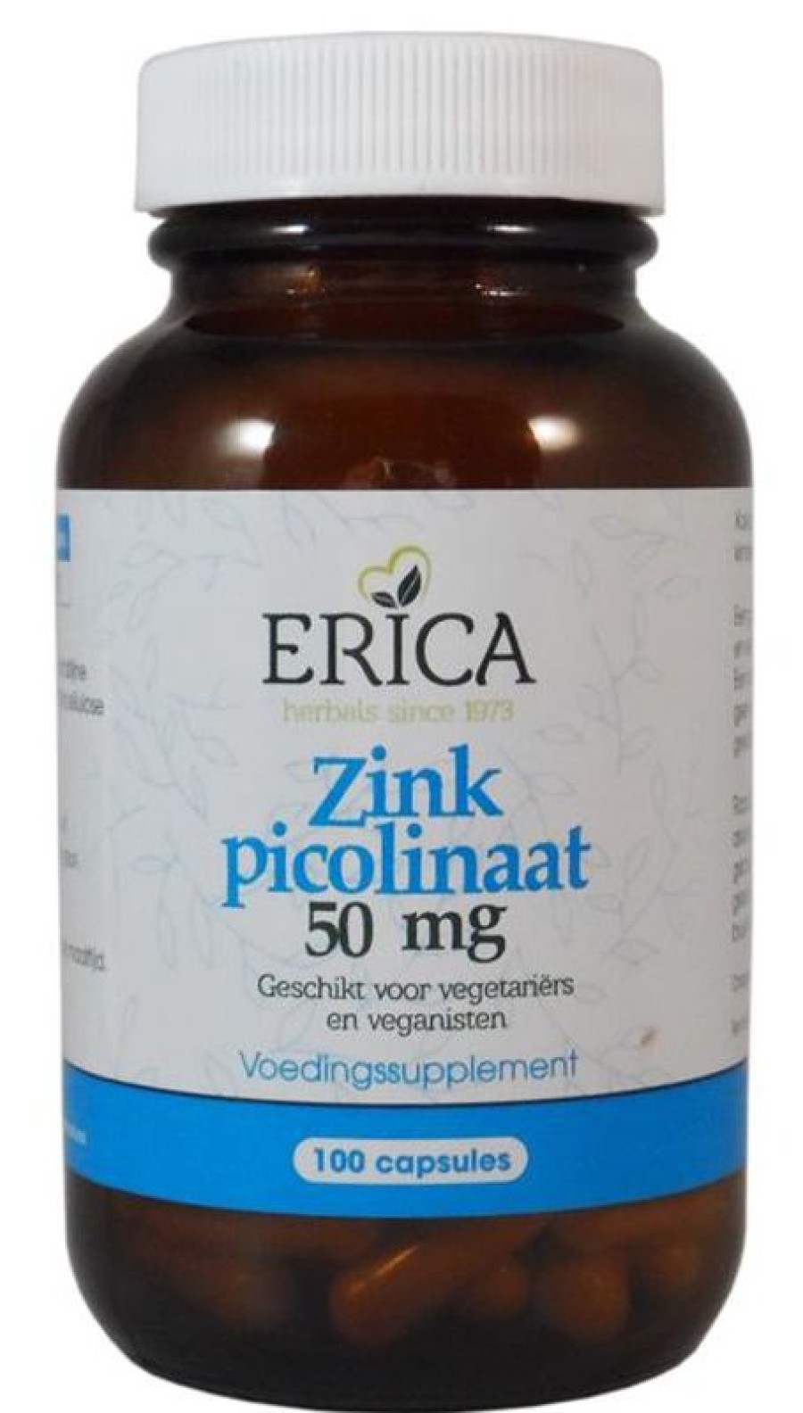 ERICA Minerals | Zinc Picolinate 50 Mg Capsules 100 Pcs