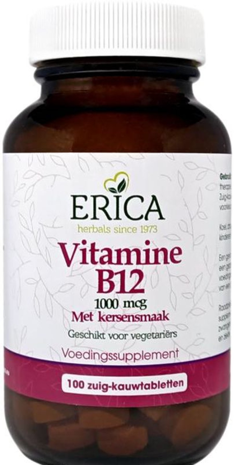 ERICA Seniors | Vitamin B12 1000 Mcg 100 Tabl Cyanocobalamin