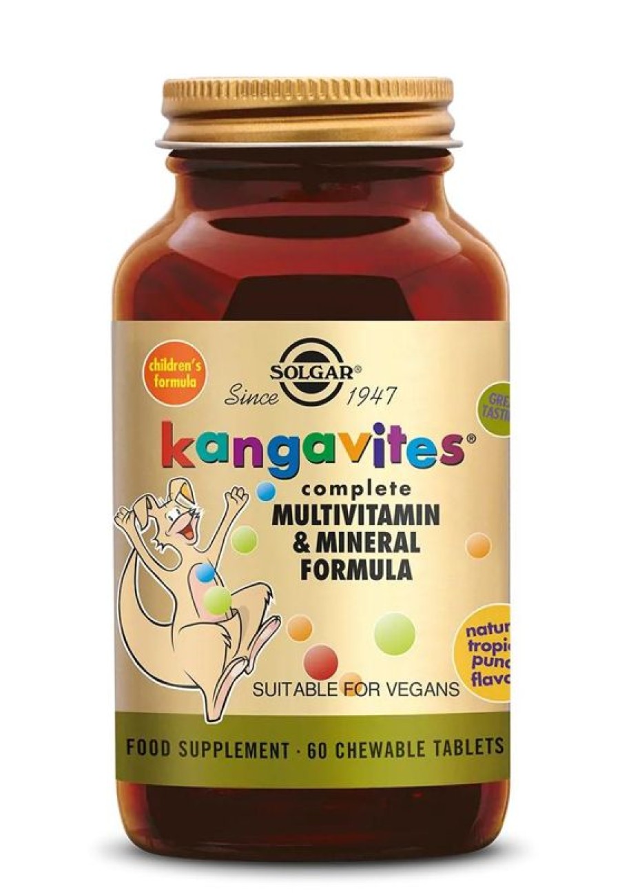 SOLGAR Children | Solgar Kangavites Tropical Punch 60 Kauwtab