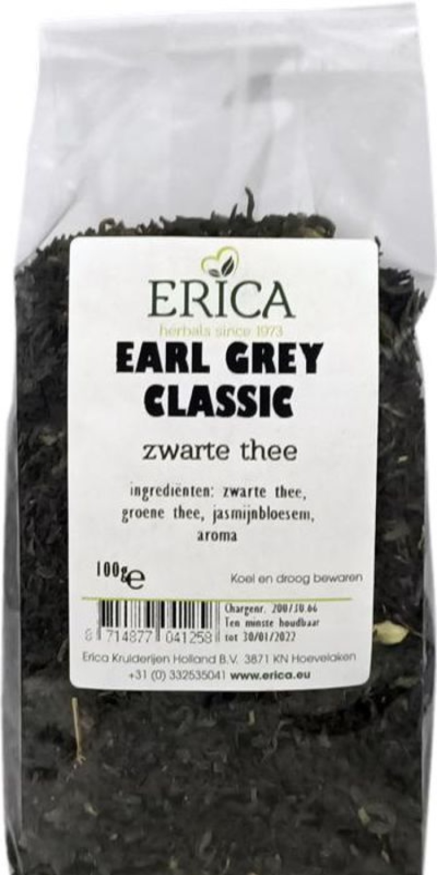 ERICA Black tea | Earl Gray Classic 100 G