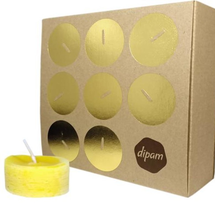 erica Candles | Tealights Beeswax 18 Pieces