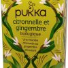 PUKKA Beneficial Tea | Herbal tea Lemongrass-Ginger 20 Sachets