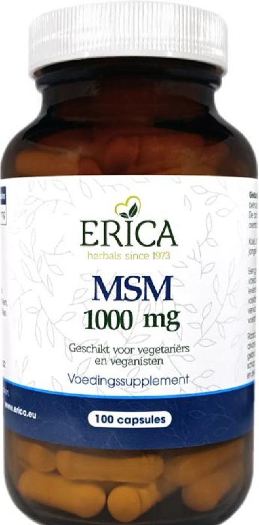 ERICA Minerals | MSM Capsules 1000Mg 100 Caps