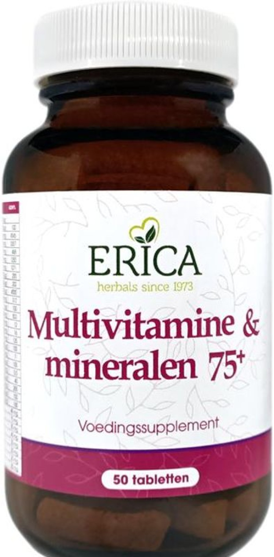 ERICA Resistance | Vitamins Minerals 75+ Tablets 50 Tablets