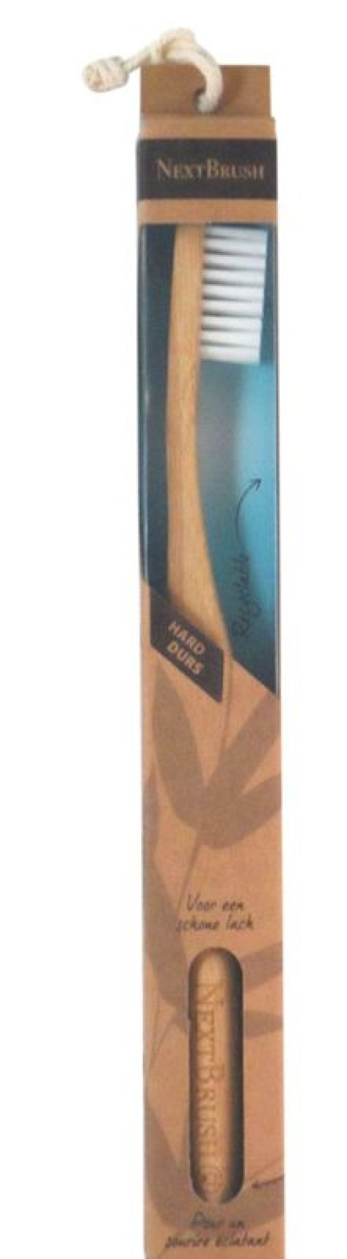 NEXTBRUSH Oral care | Toothbrush Bamboo, Hard 1 Piece