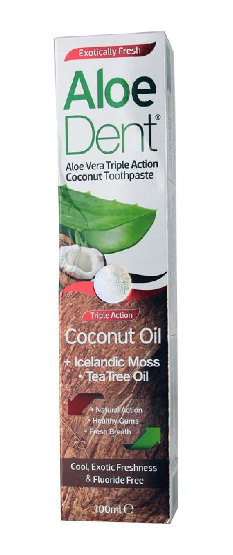 erica Hygiene & Intimate Care | Aloe Dent Toothpaste Coconut Oil 100 Ml