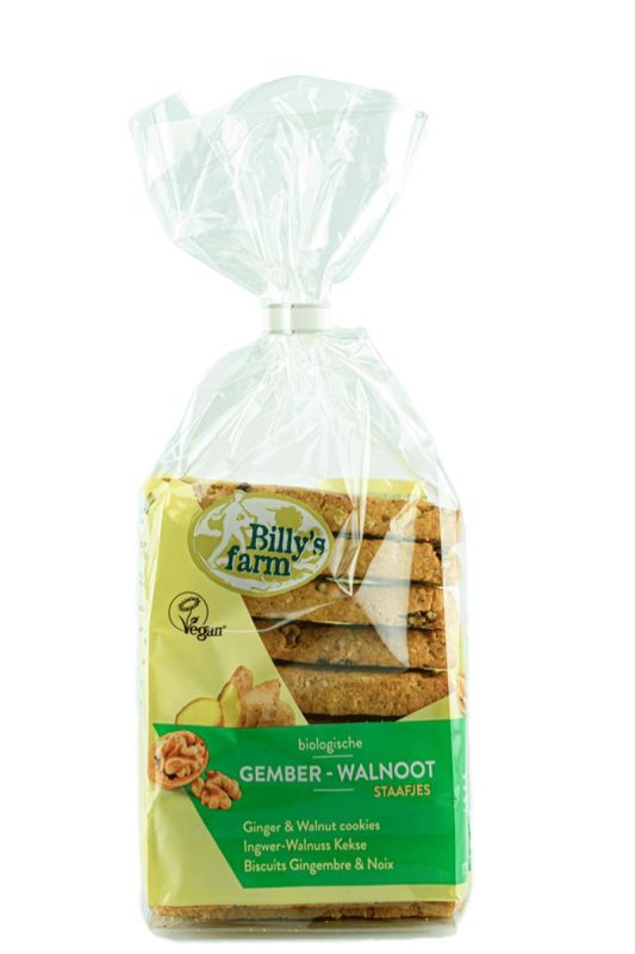 erica Cookies | Spelled sticks Ginger-Walnut 175 Gram