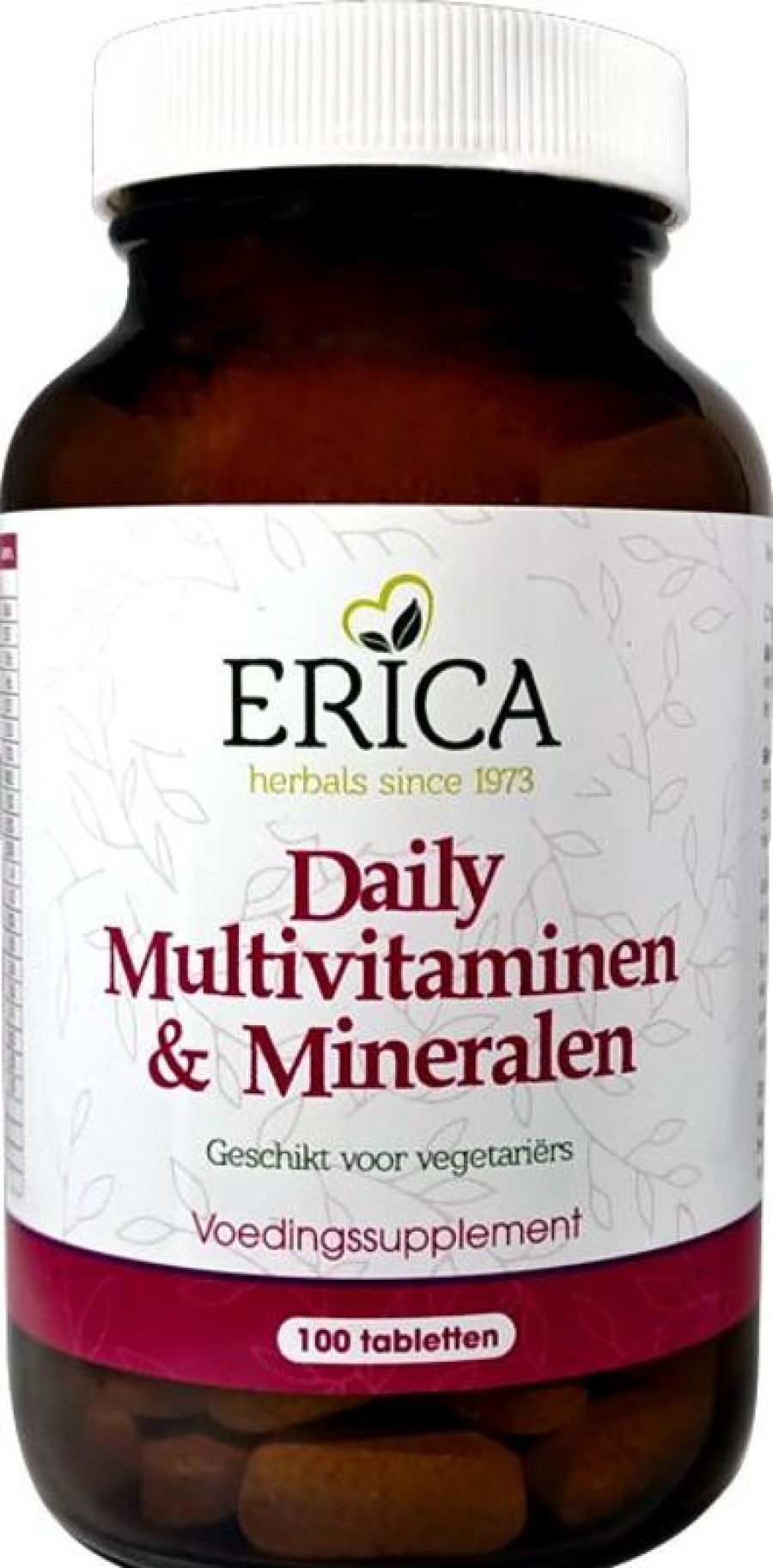 ERICA Multivitamins | Daily Multivitamins and Minerals 100 Tbl