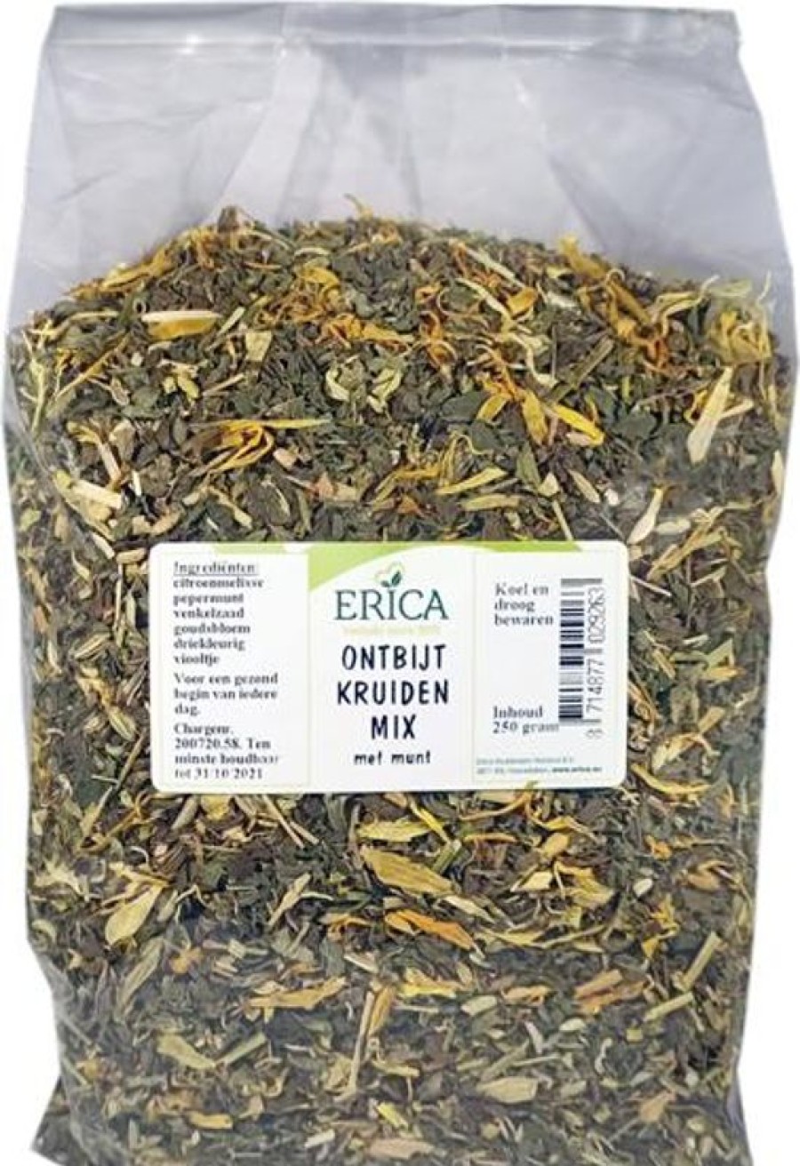 ERICA Herbal mix tea | Breakfast Herb Mix With Mint 250 G