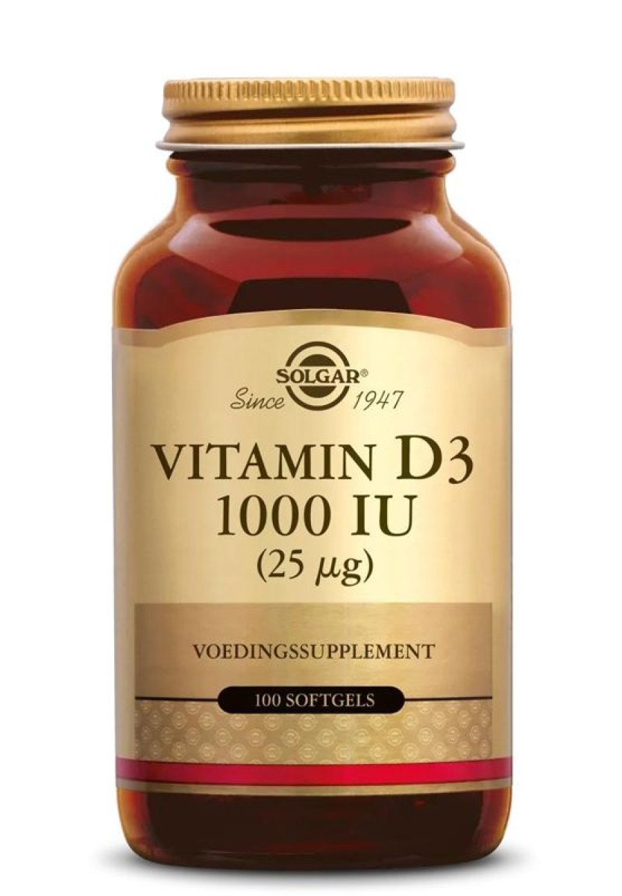 SOLGAR Vitamin D and E | Solgar Vitamin D-3 25 Ug/1000 IU So 100 St