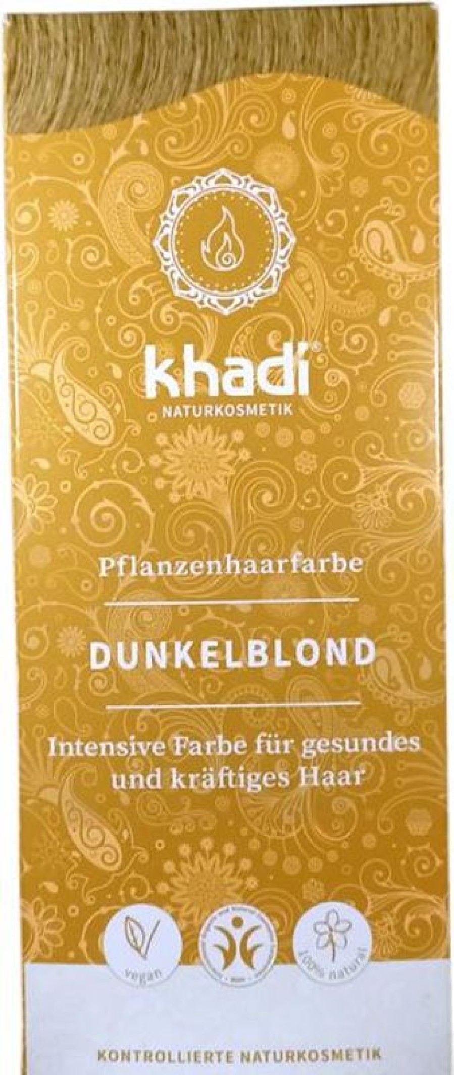 KHADI Hair ing | Natural-Haircolor Donker Blond 100 Gram