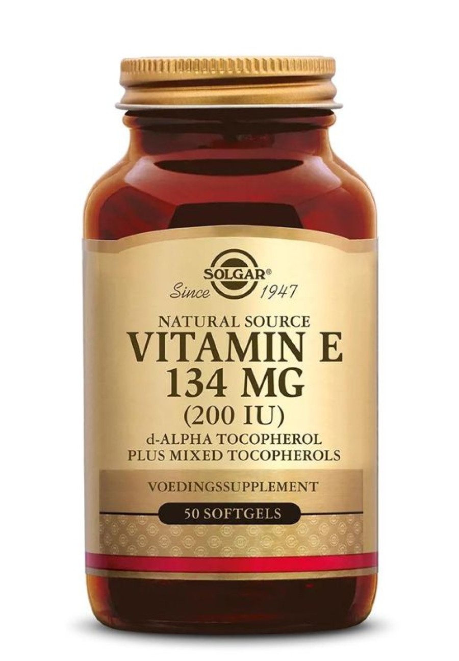 SOLGAR Vitamin D and E | Solgar Vitamin E 134 mg/200 Iu Complex 50 Softgel