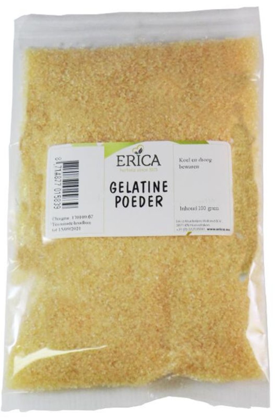 ERICA Spices | Gelatin Powder (Bovine Hide)100 G