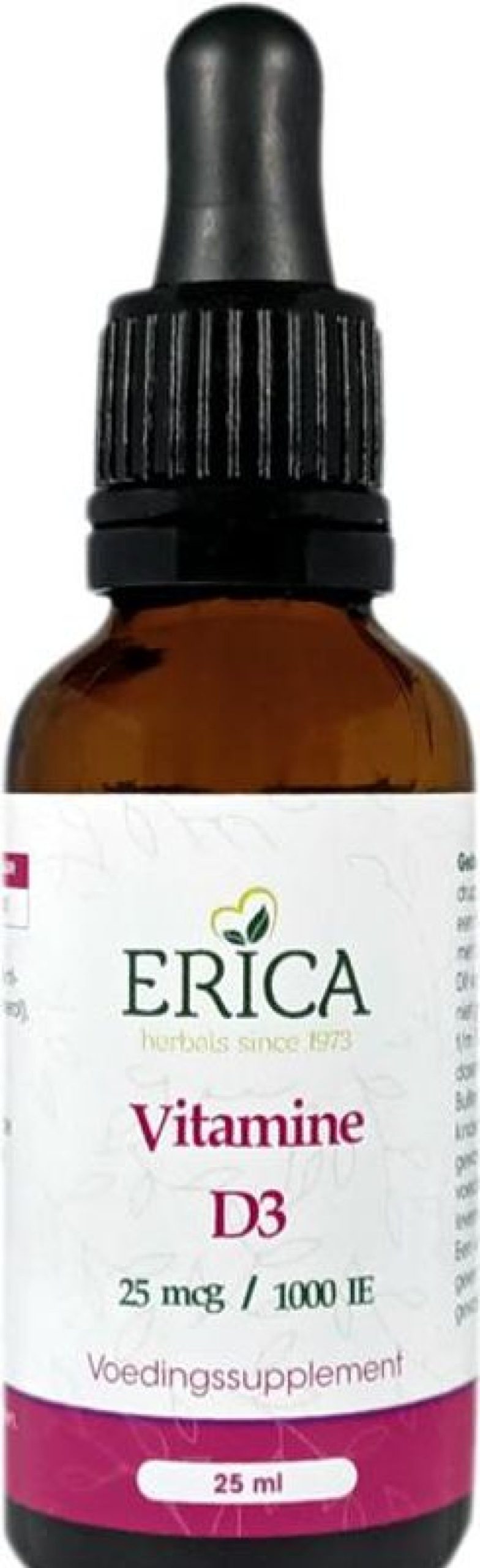 ERICA Resistance | Vitamin D3 Liquid 25 Mcg Oil Base 25 Ml