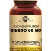 SOLGAR Memory And Concentration | Solgar Ginkgo 60 Mg Vegetable 60Cap