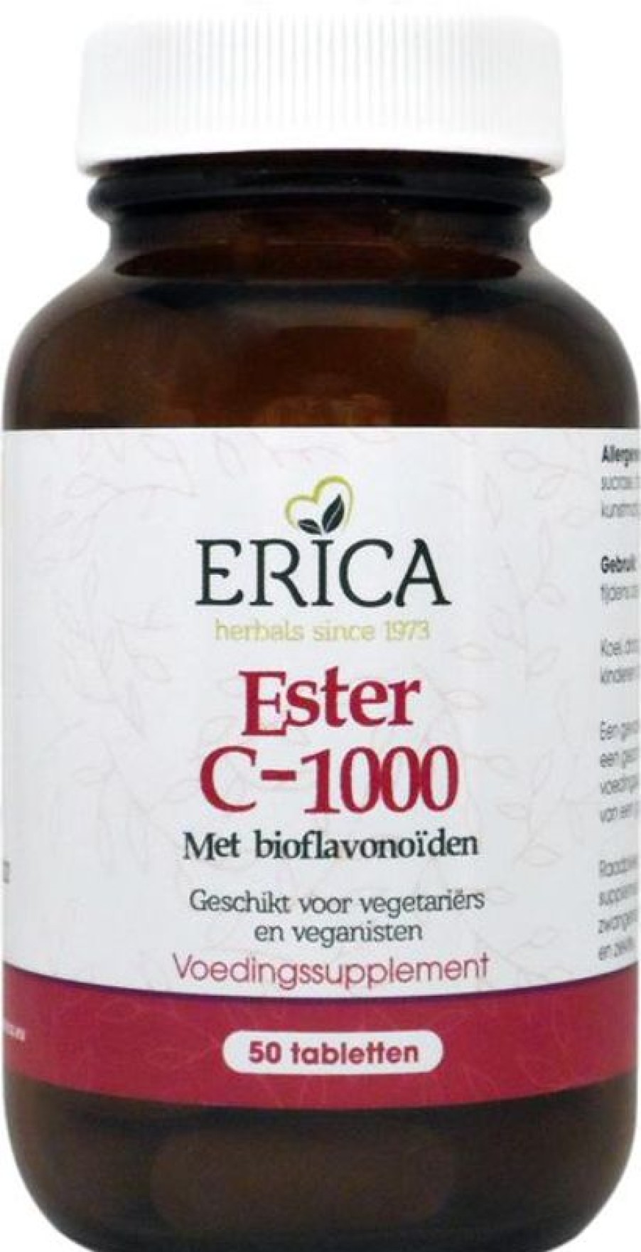 ERICA Vitamin C | Ester C 1000 Bioflavonoids Tablets 50 Pcs