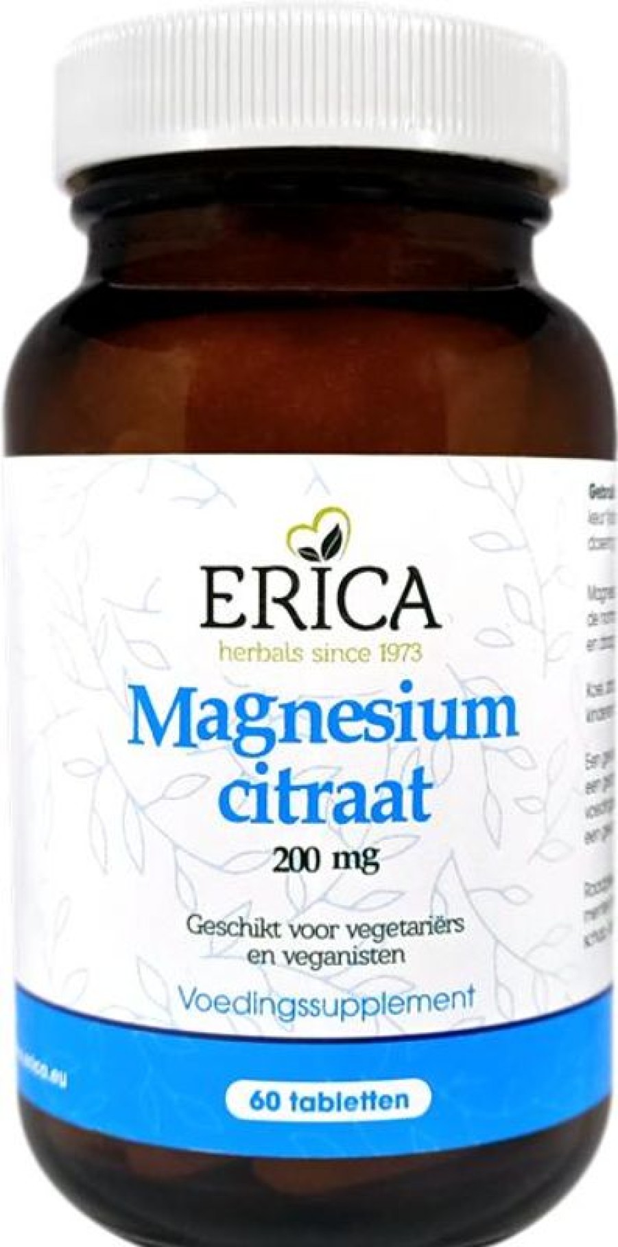 ERICA Minerals | Magnesium Citrate 200 Mg 60 Tbl