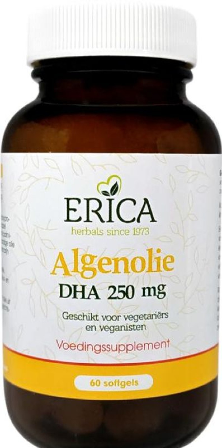 ERICA Vegan Supplements | Algae oil Vega Caps Dha 250 mg 60 Caps